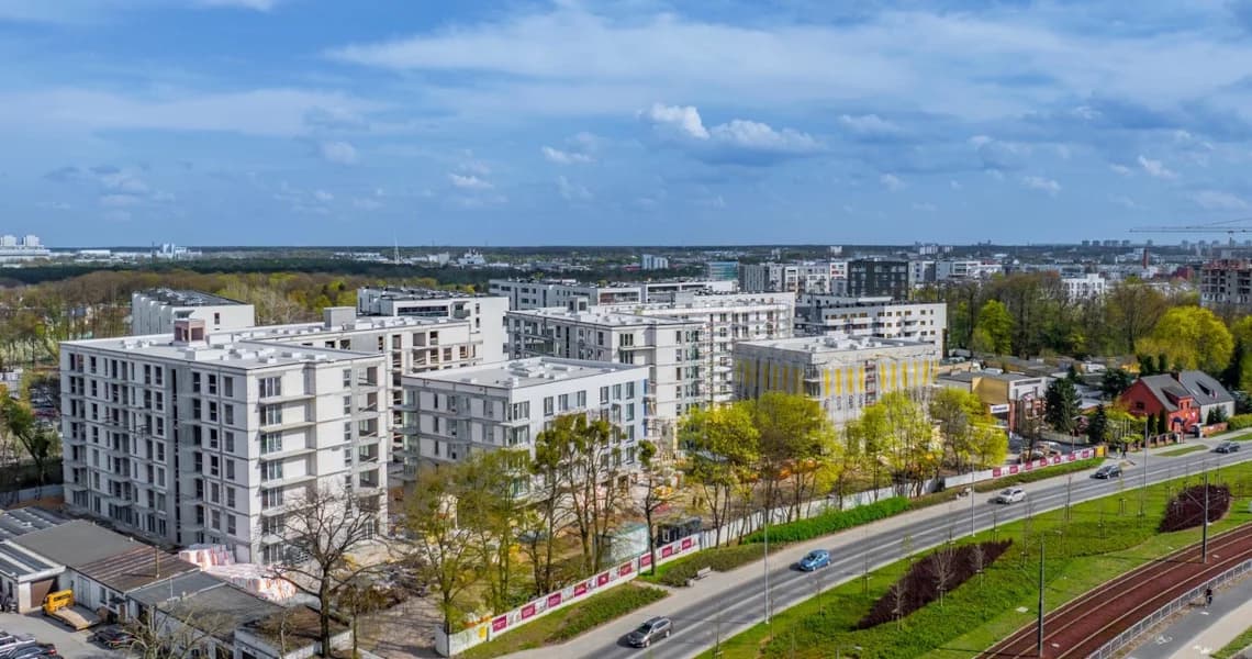 Zaawansowane prace na budowie osiedla Naramowicka 100 w Poznaniu