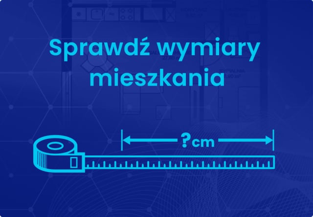 Wymiary mieszkania 43.57 m², 62